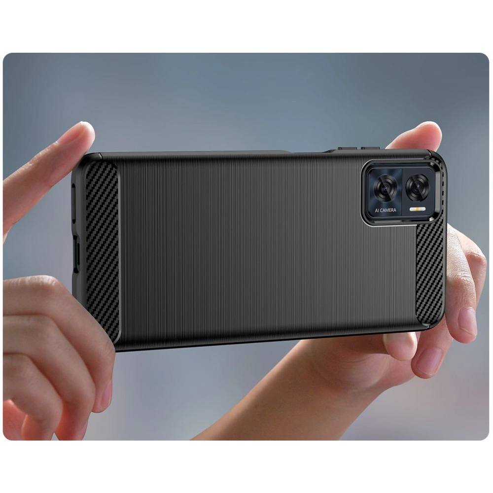 Hurtownia GSM - Etui Tech-Protect TPUCarbon Motorola Moto E22/E22i Negru - THP1423 - {ean13} - Hurt