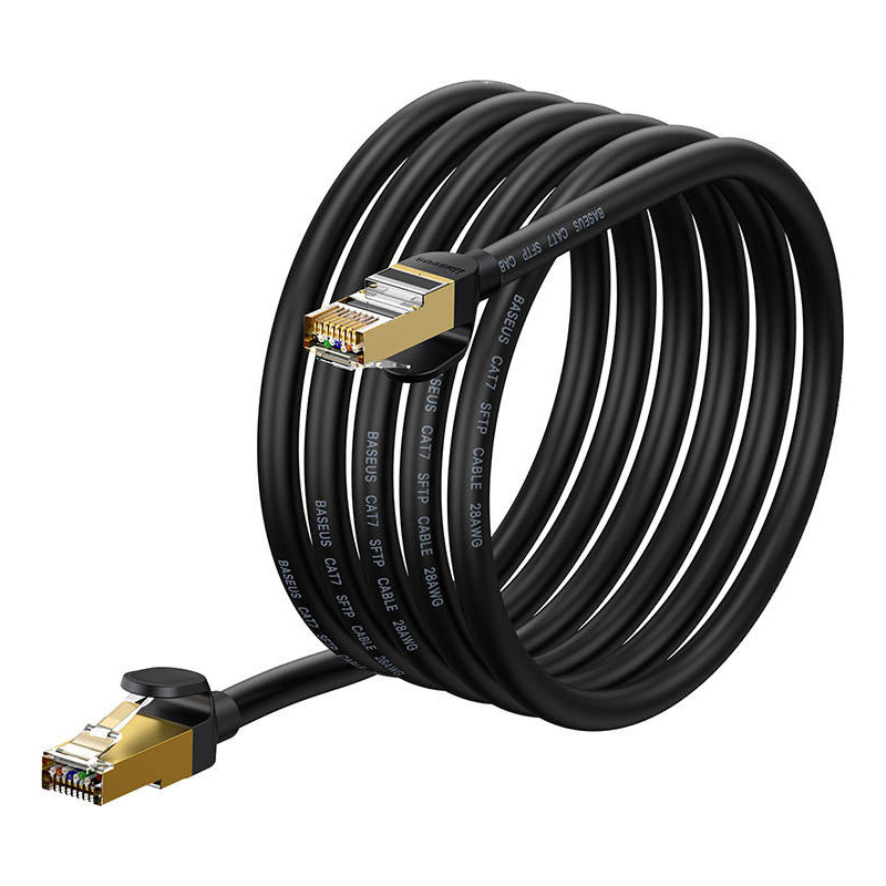 Hurtownia Baseus - 6932172611385 - BSU3578 - Kabel sieciowy Baseus Ethernet RJ45, 10Gbps, 3m (czarny) - B2B homescreen
