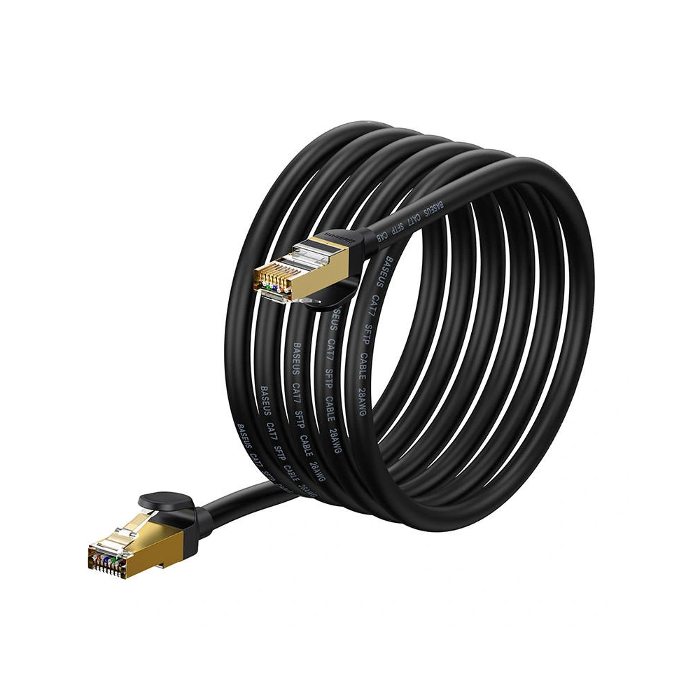 Hurtownia GSM - Hálózati kábel Baseus Ethernet RJ45, 10Gbps, 3m (fekete) - BSU3578 - {ean13} - Hurt