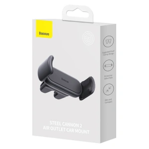Hurtownia GSM - Zaciskos autós tartó rácsra Baseus Steel Cannon 2 (fekete) - BSU3579 - {ean13} - Hurt
