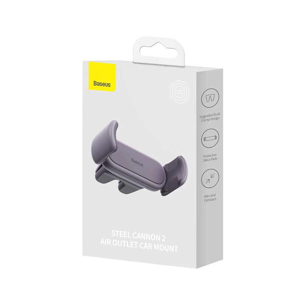 Wholesale Baseus Steel Cannon 2 Car Mount Air Vent (purple) - BSU3581 - {ean13} - Hurt