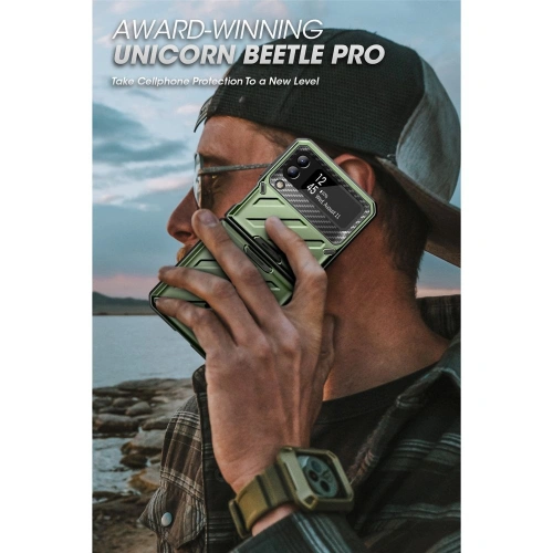 Etui Supcase Unicorn Beetle Pro Samsung Galaxy Z Flip 4 Guldan