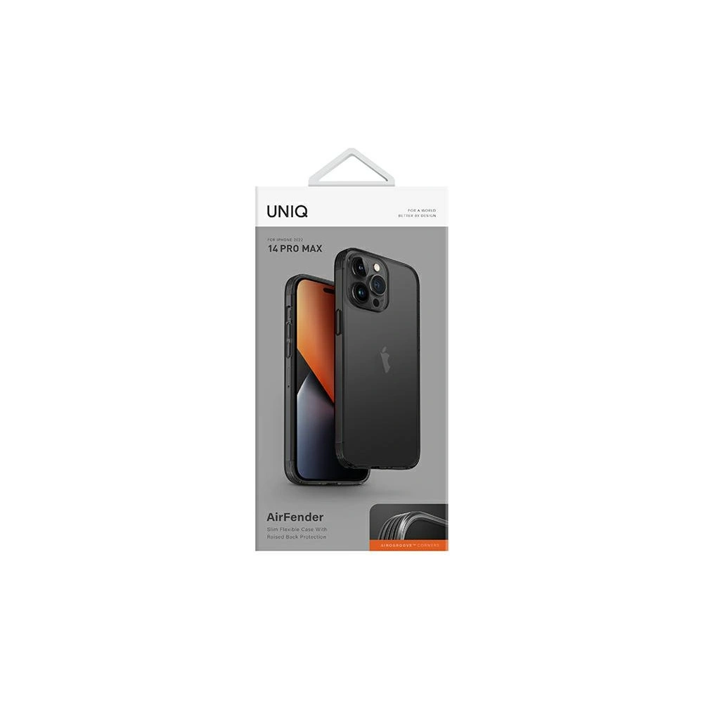 Hurtownia GSM - Etui UNIQ Air Fender Apple iPhone 14 Pro Max šedé/zakouřené šedé tónované - UNIQ653 - {ean13} - Hurt