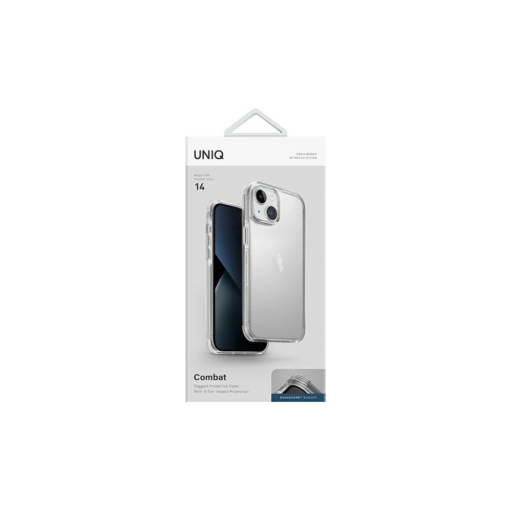 Hurtownia GSM - Etui UNIQ Combat Apple iPhone 14 průhledný/crystal - UNIQ660 - {ean13} - Hurt