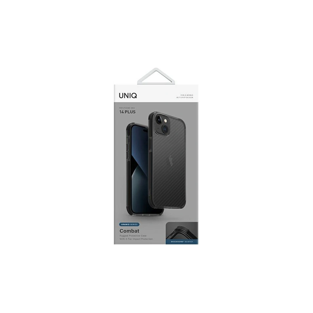 Hurtownia GSM - UNIQ Combat Case für Apple iPhone 14 Plus / 15 Plus schwarz/Kohle schwarz - UNIQ661 - {ean13} - Hurt