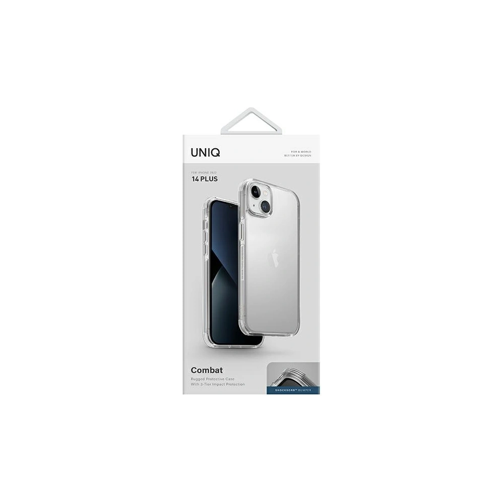 Hurtownia GSM - Case UNIQ Combat für Apple iPhone 14 Plus / 15 Plus transparent/kristallklar - UNIQ663 - {ean13} - Hurt