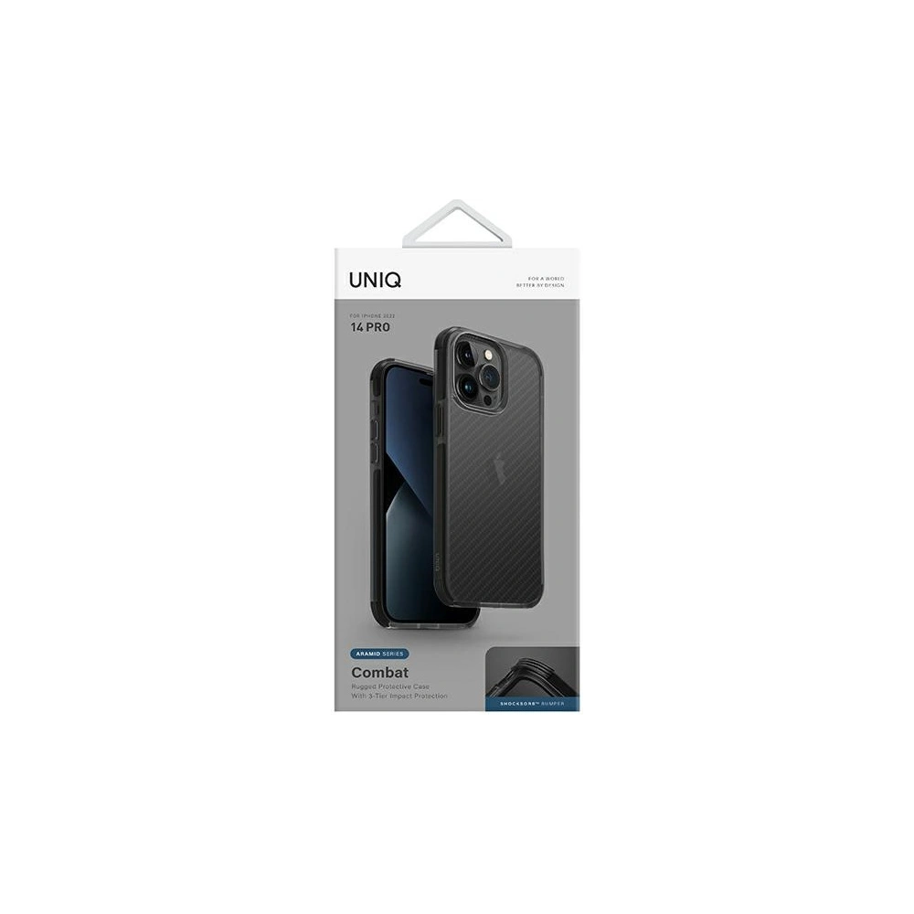 Wholesale UNIQ Combat Apple iPhone 14 Pro carbon black - UNIQ664 - {ean13} - Hurt