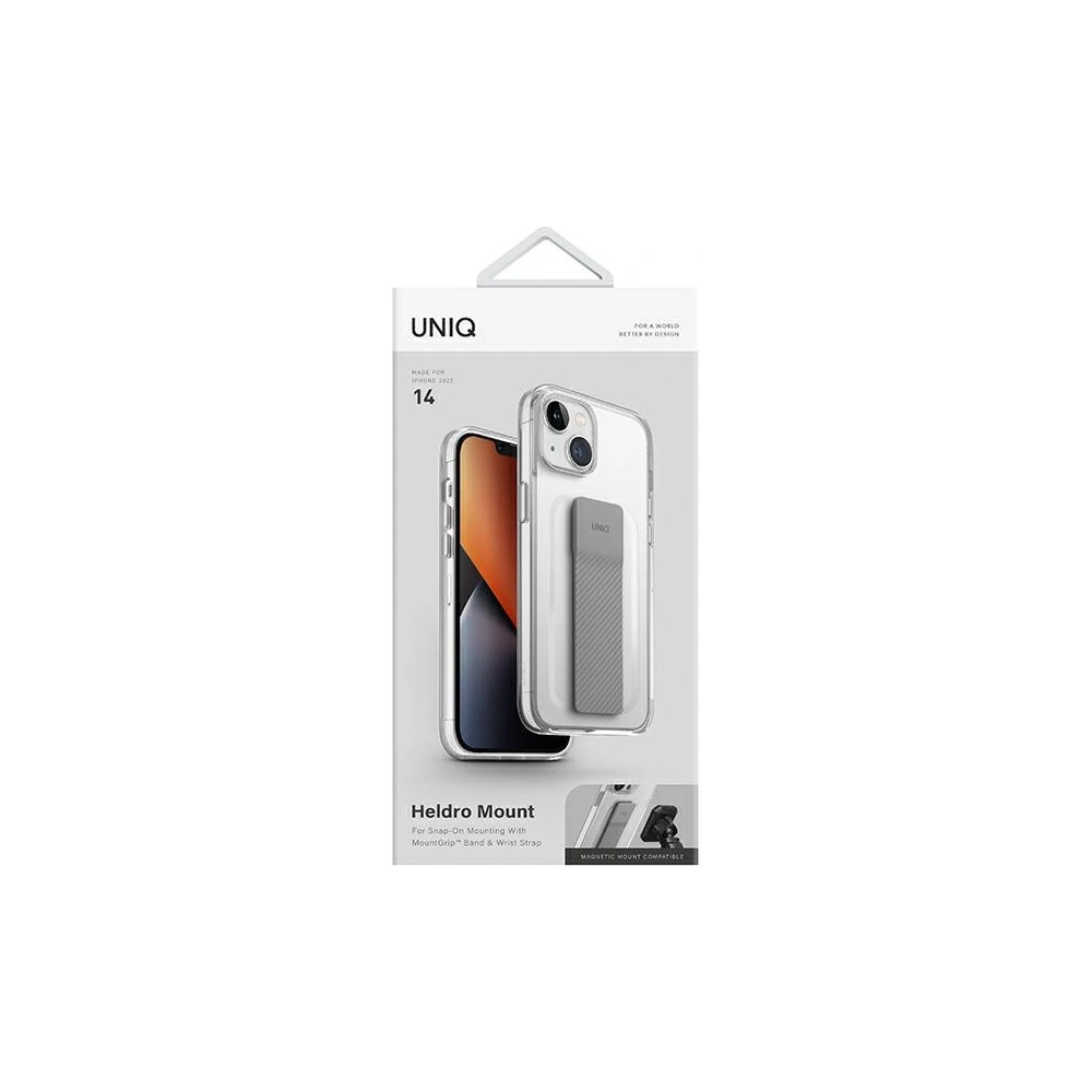 Hurtownia GSM - Etui UNIQ Heldro Mount Apple iPhone 14 průhledný/lucent clear - UNIQ671 - {ean13} - Hurt