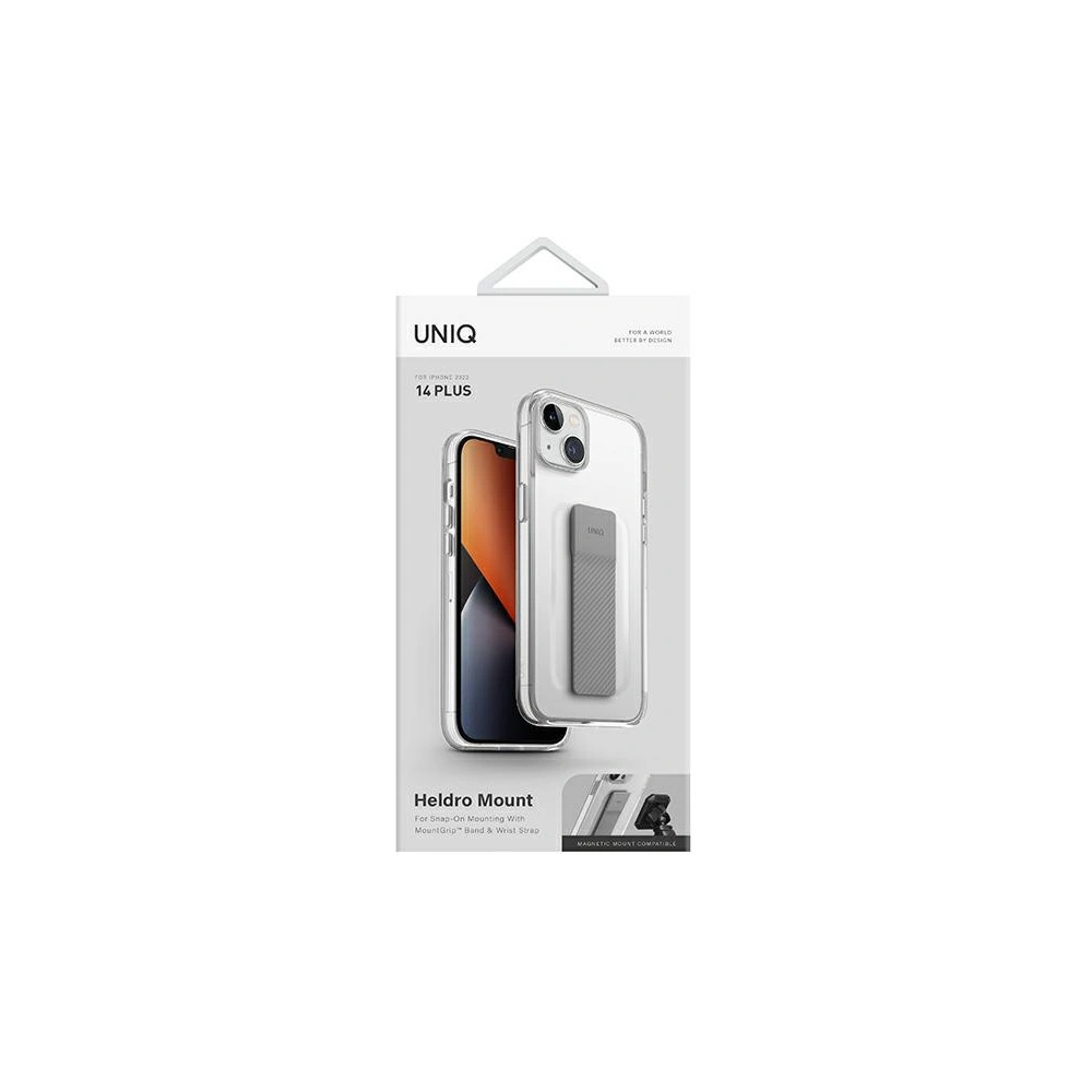 Hurtownia GSM - Etui UNIQ Heldro Mount Apple iPhone 14 Plus / 15 Plus transparent/lucent clear - UNIQ673 - {ean13} - Hurt