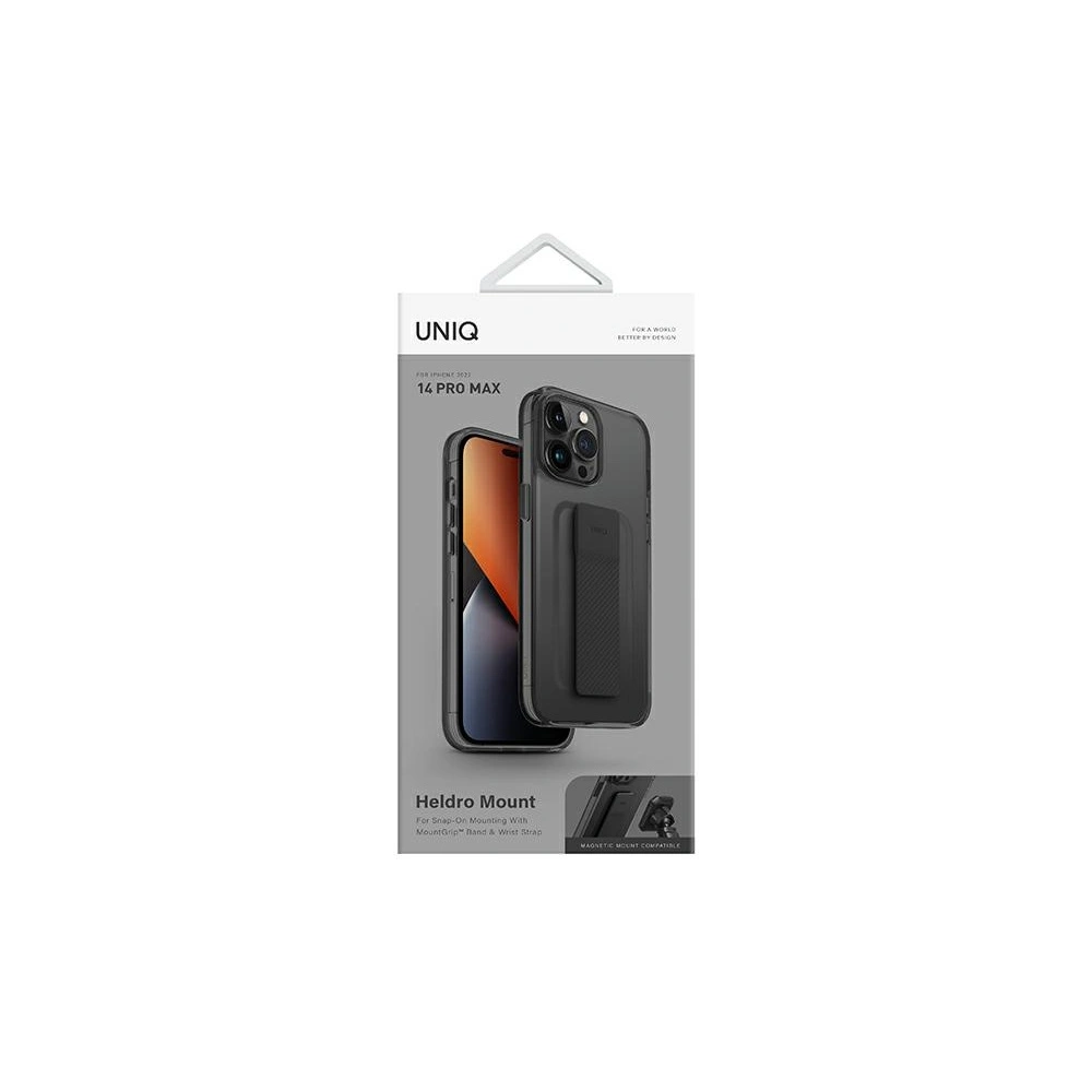 Hurtownia GSM - Etui UNIQ Heldro Mount Apple iPhone 14 Pro Max šedá/vapour smoke - UNIQ675 - {ean13} - Hurt