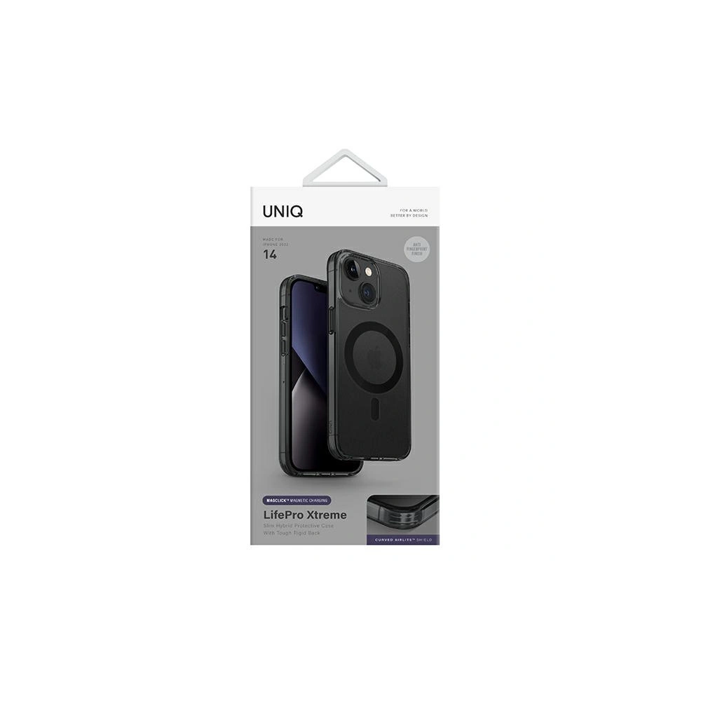 Wholesale UNIQ LifePro Xtreme Apple iPhone 14 Magclick Charging smoke frost - UNIQ678 - {ean13} - Hurt