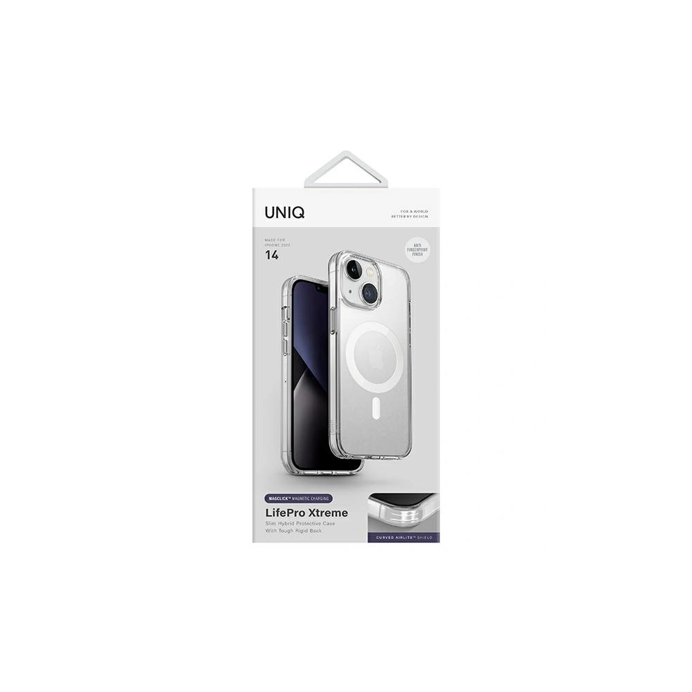 Wholesale UNIQ LifePro Xtreme Apple iPhone 14 Magclick Charging frost clear - UNIQ679 - {ean13} - Hurt