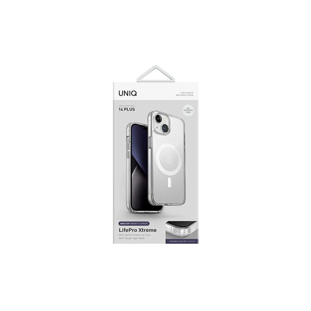 Hurtownia GSM - Etui UNIQ LifePro Xtreme Apple iPhone 14 Plus / 15 Plus Magclick Charging transparent/frost clear - UNIQ682 - {ean13} - Hurt