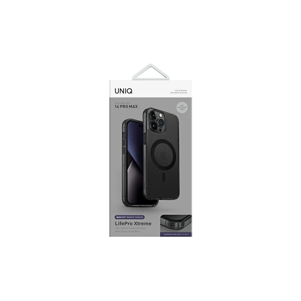 Wholesale UNIQ LifePro Xtreme Apple iPhone 14 Pro Max Magclick Charging smoke frost - UNIQ687 - {ean13} - Hurt