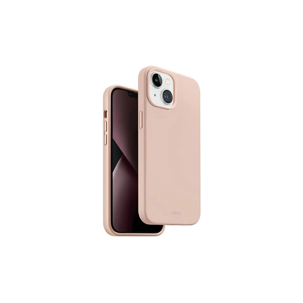Hurtownia GSM - Etui UNIQ Lino Hue Apple iPhone 14 Magclick Charging růžový/blush pink - UNIQ690 - {ean13} - Hurt