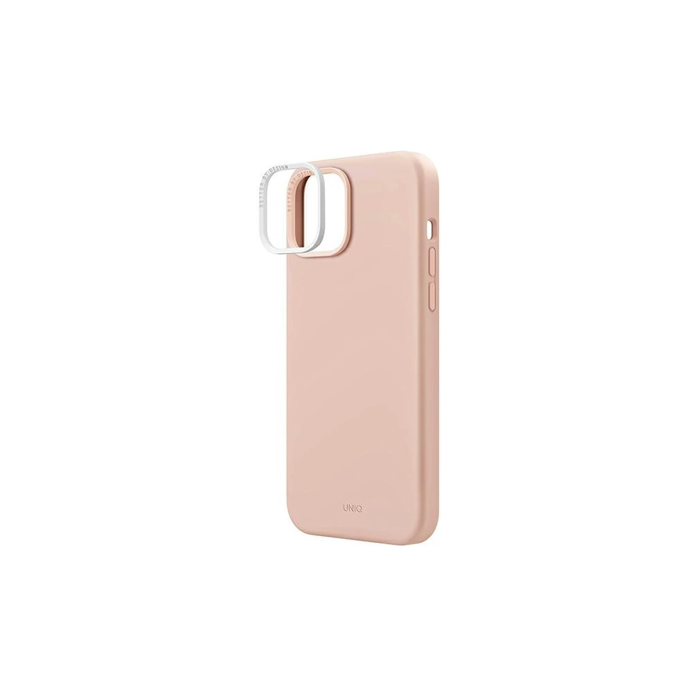 Hurtownia GSM - Etui UNIQ Lino Hue Apple iPhone 14 Magclick Charging růžový/blush pink - UNIQ690 - {ean13} - Hurt