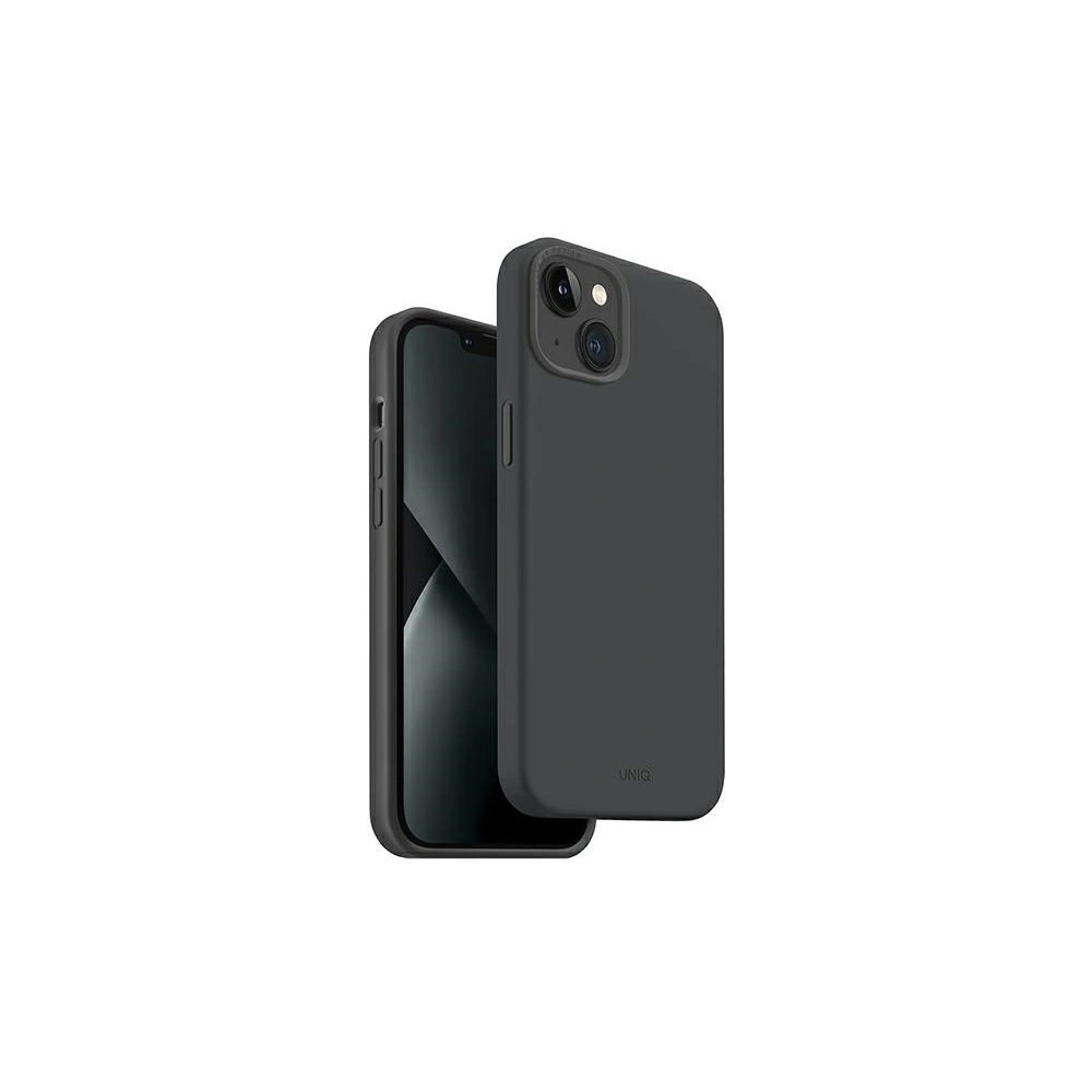 Hurtownia GSM - Etui UNIQ Lino Hue Apple iPhone 14 Magclick Charging šedá/charcoal grey - UNIQ691 - {ean13} - Hurt