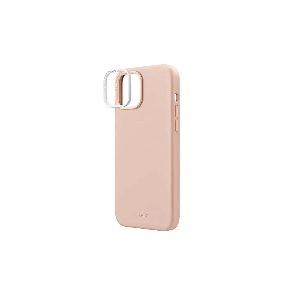 Hurtownia GSM - Etui UNIQ Lino Hue Apple iPhone 14 Plus / 15 Plus Magclick Charging rozie/blush pink - UNIQ692 - {ean13} - Hurt