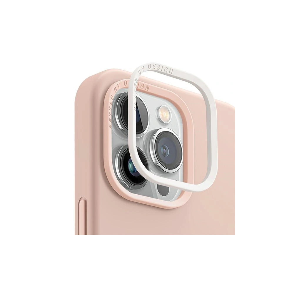 Hurtownia GSM - Etui UNIQ Lino Hue Apple iPhone 14 Plus / 15 Plus Magclick Charging rozie/blush pink - UNIQ692 - {ean13} - Hurt