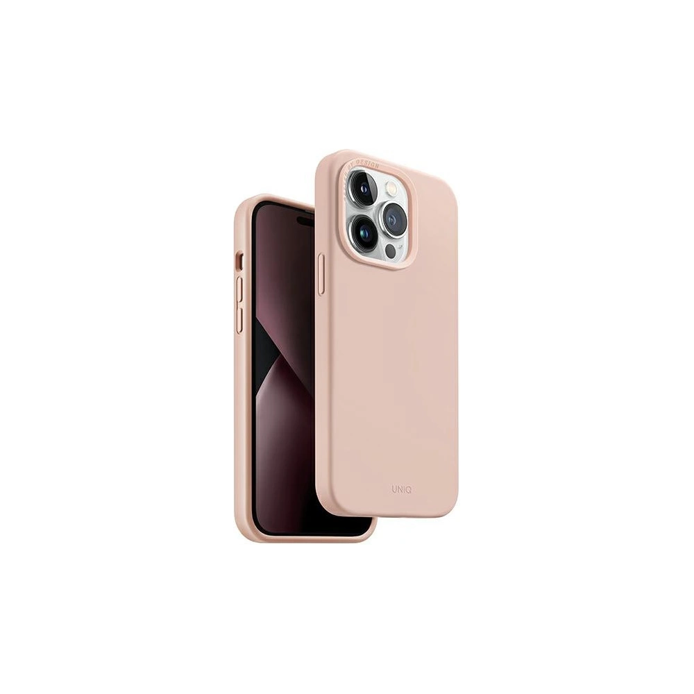 Hurtownia GSM - Etui UNIQ Lino Hue Apple iPhone 14 Pro Magclick Charging růžová/blush pink - UNIQ694 - {ean13} - Hurt