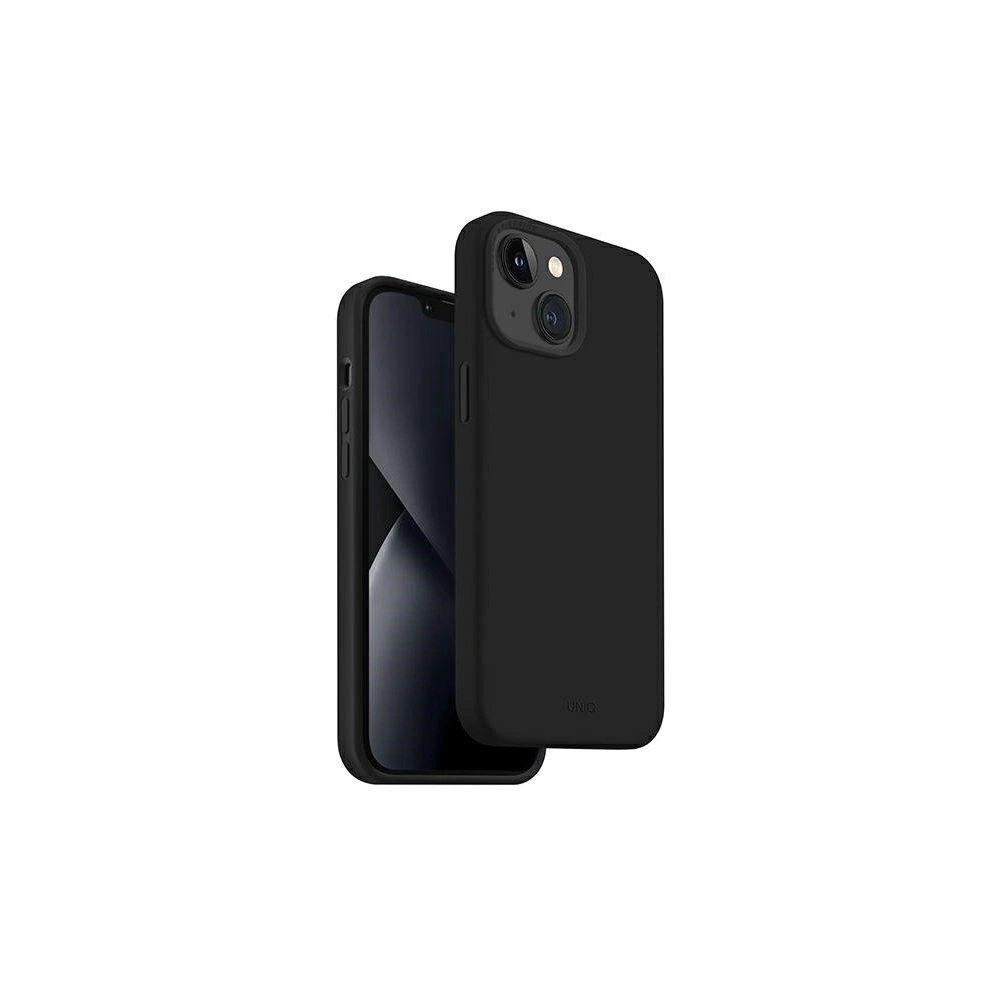 Hurtownia GSM - Etui UNIQ Lino Apple iPhone 14 černý/midnight black - UNIQ698 - {ean13} - Hurt