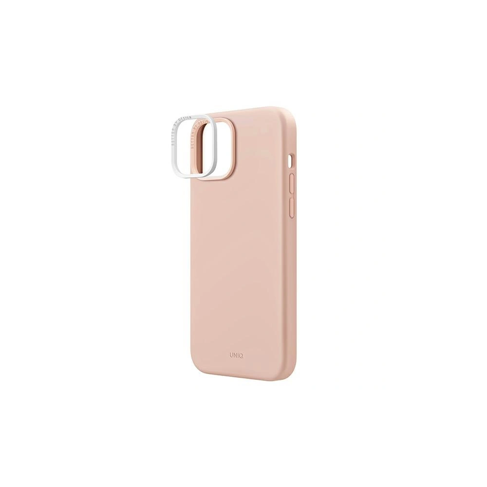 Hurtownia GSM - Etui UNIQ Lino Apple iPhone 14 Plus / 15 Plus růžový/blush pink - UNIQ705 - {ean13} - Hurt
