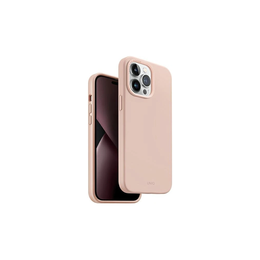 Hurtownia GSM - Etui UNIQ Lino Apple iPhone 14 Pro růžový/pink blush - UNIQ708 - {ean13} - Hurt