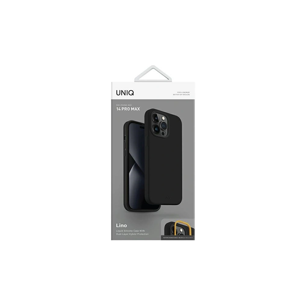 Wholesale UNIQ Lino Apple iPhone 14 Pro Max midnidght black - UNIQ709 - {ean13} - Hurt