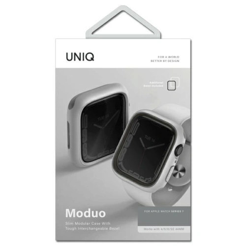 Etui UNIQ Moduo Apple Watch Series  4/5/6/7/8/SE 40/41mm kredowy-szary/ chalk-stone grey