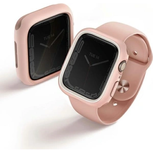 Etui UNIQ Moduo Apple Watch Series  4/5/6/7/8/SE 40/41mm różowy-biały/blush-white