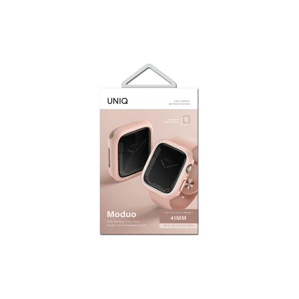 Hurtownia GSM - Etui UNIQ Moduo Apple Watch Series 4/5/6/7/8/SE 40/41mm rózsaszín-fehér/blush-white - UNIQ714 - {ean13} - Hurt