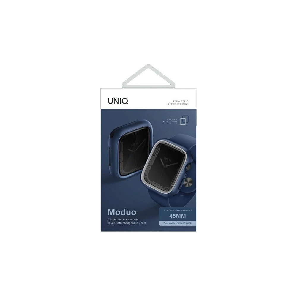 Hurtownia GSM - Case UNIQ Moduo Apple Watch 4/5/6/7/8/9/SE 44/45mm blau-grau - UNIQ717 - {ean13} - Hurt