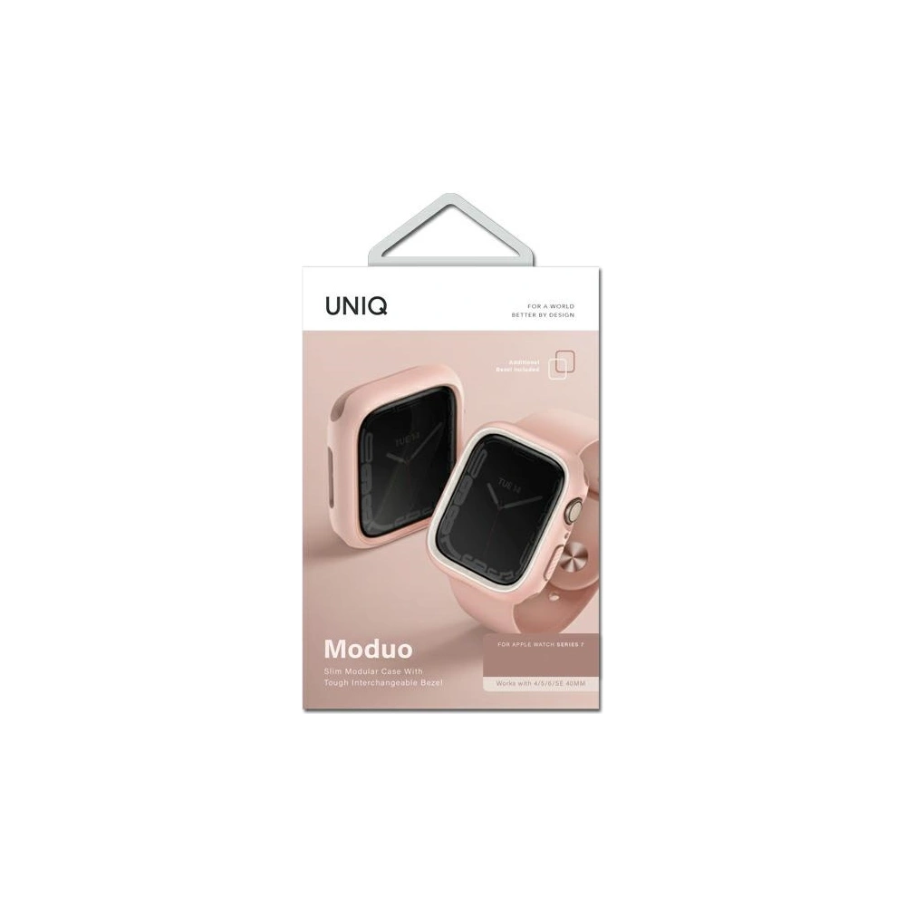 Wholesale UNIQ Moduo case Apple Watch 4/5/6/7/8/9/SE 44/45mm pink-white/blush-white - UNIQ718 - {ean13} - Hurt