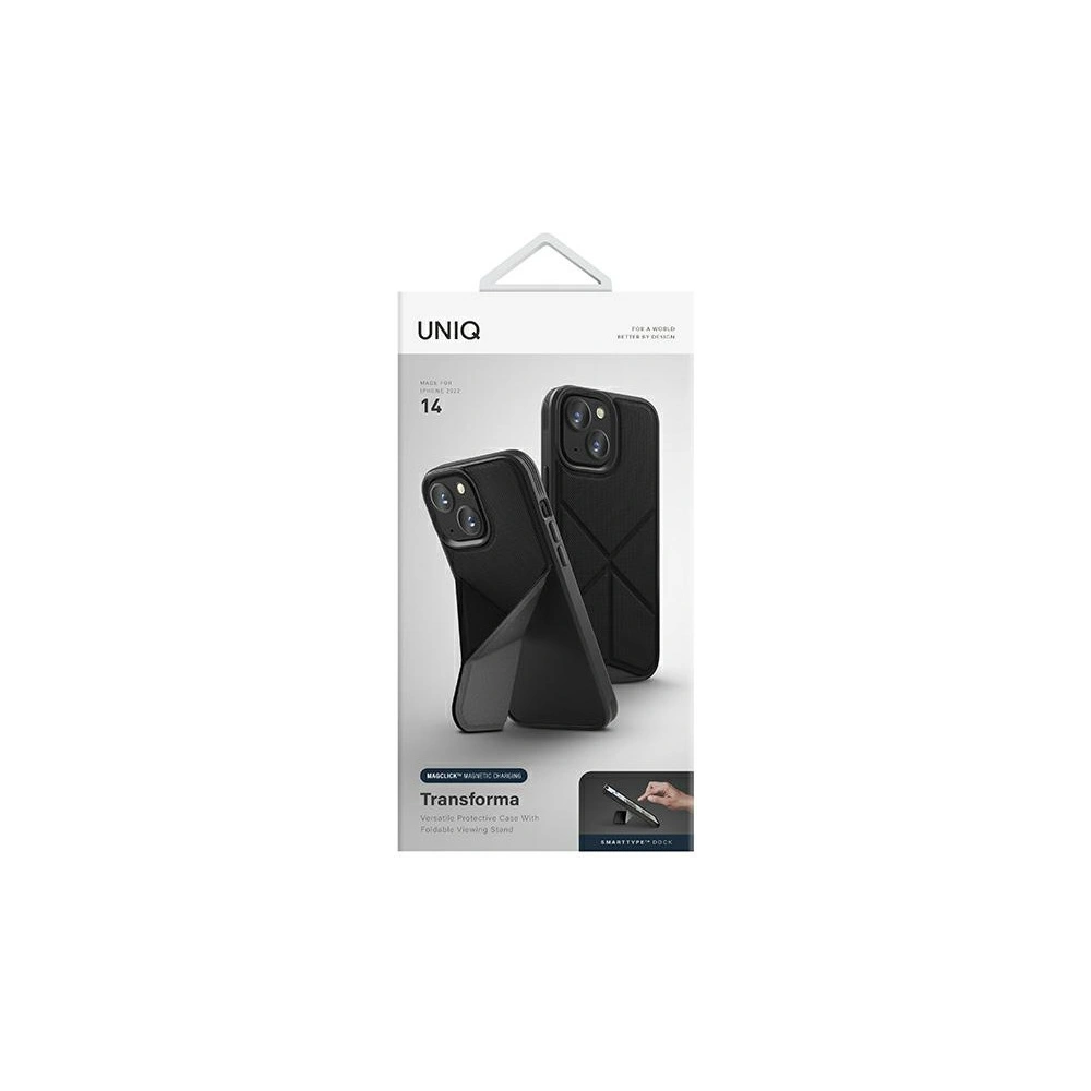 Hurtownia GSM - Etui UNIQ Transforma Apple iPhone 14 Magclick Charging fekete/ébenfekete - UNIQ719 - {ean13} - Hurt