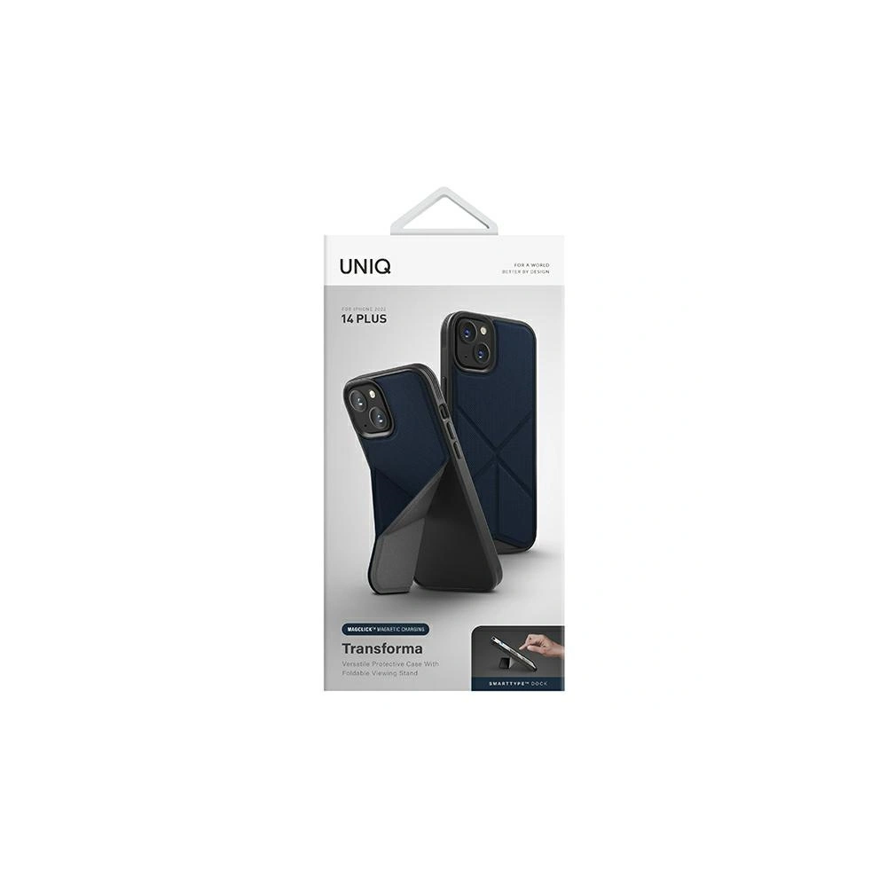 Hurtownia GSM - Etui UNIQ Transforma Apple iPhone 14 Plus / 15 Plus Magclick Charging albastru/electric blue - UNIQ722 - {ean13} - Hurt