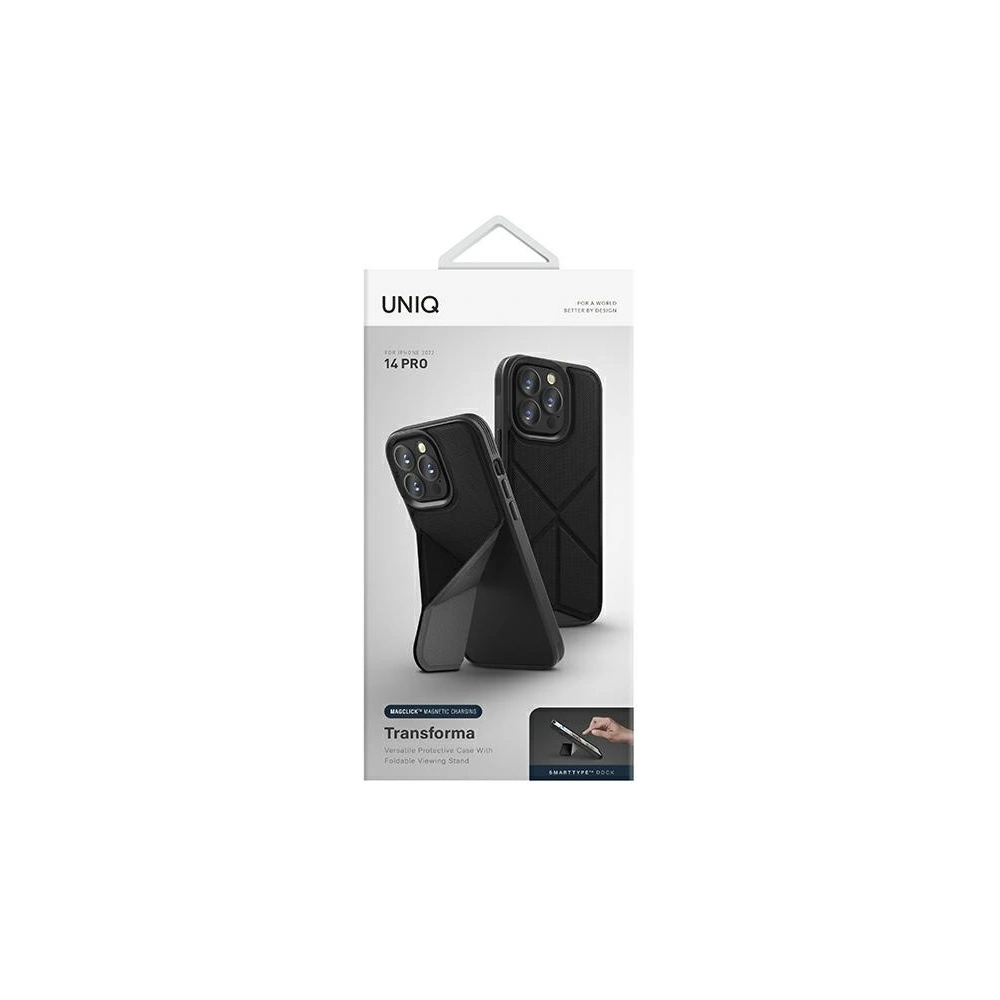Hurtownia GSM - Case UNIQ Transforma Apple iPhone 14 Pro Magclick Charging schwarz/ebony black - UNIQ723 - {ean13} - Hurt