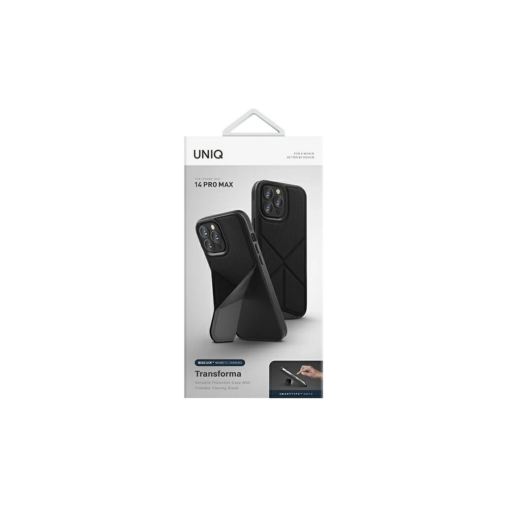 Hurtownia GSM - Etui UNIQ Transforma Apple iPhone 14 Pro Max Magclick Charging fekete/ebony black - UNIQ725 - {ean13} - Hurt