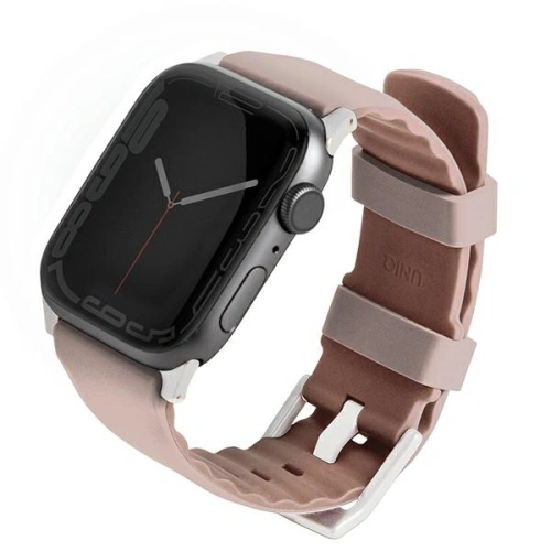 Pasek UNIQ Linus Apple Watch 4/5/6/7/8/9/SE/10 40/41/42mm Airosoft Silicone różowy/blush pink
