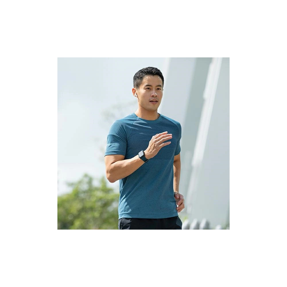Wholesale UNIQ Linus strap Apple Watch 4/5/6/7/SE/8/9/Ultra 44/45/49mm Airosoft Silicone blue/nautical blue - UNIQ731 - {ean13} - Hurt