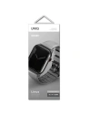 Hurtownia GSM - Pasek UNIQ Linus Apple Watch 4/5/6/7/SE/8/9/Ultra 44/45/49mm Airosoft silikon šedý/černý křída - UNIQ732 - {ean13} - Hurt