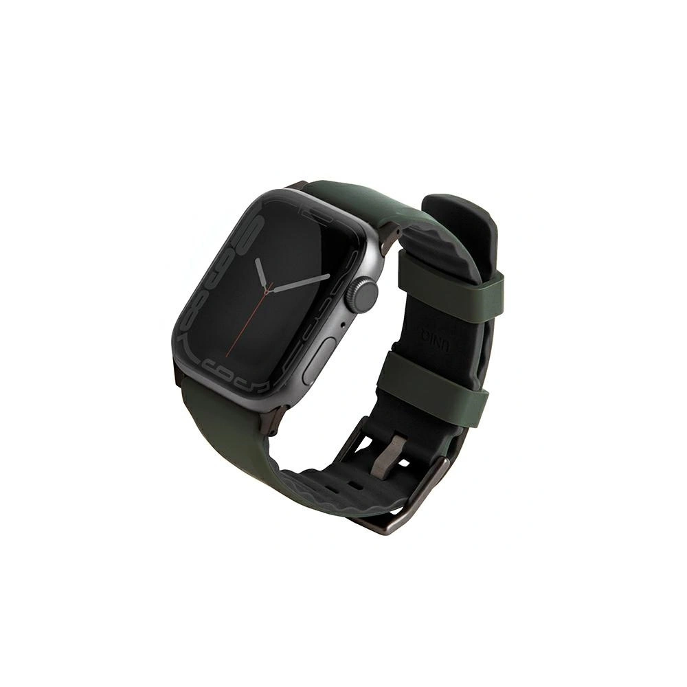 Hurtownia GSM - Pasek UNIQ Linus Apple Watch 4/5/6/7/SE/8/9/Ultra 44/45/49mm Airosoft Silicone zielony/moss green - UNIQ733 - {ean13} - Hurt