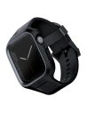 Pasek + etui UNIQ Monos 2in1 Apple Watch 4/5/6/7/8/9/SE 44/45mm černý/midnight black
