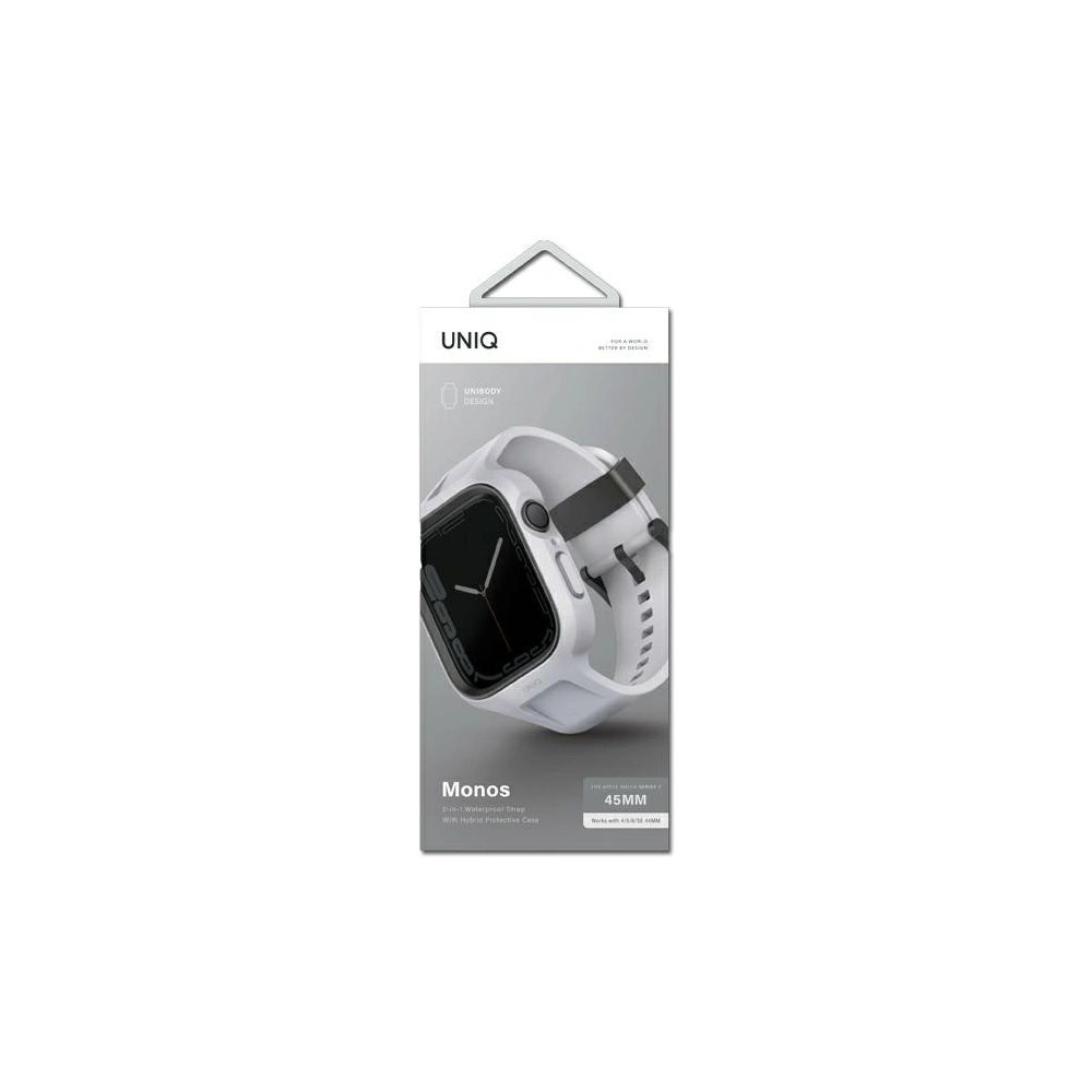 Wholesale Belt + case UNIQ Monos 2in1 Apple Watch 4/5/6/7/8/9/SE 44/45mm gray/chalk grey - UNIQ736 - {ean13} - Hurt