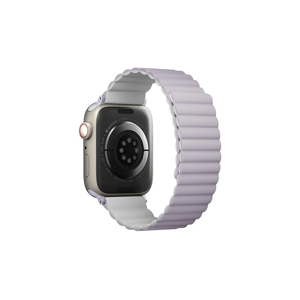 Hurtownia GSM - Pasek UNIQ Revix Apple Watch 4/5/6/7/8/SE/SE2/9/10 40/41/42mm Reversible Magnetic lilak-biały/lilac-white - UNIQ737 - {ean13} - Hurt