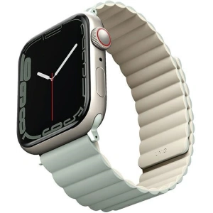 Hurtownia GSM - Pasek UNIQ Revix Apple Watch 4/5/6/7/8/SE/SE2/9/10 40/41/42mm Reversible Magnetic zielony-beżowy/sage-beige - UNIQ738 - {ean13} - Hurt