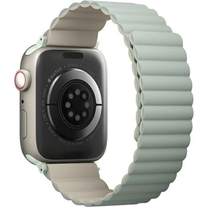 Hurtownia GSM - Pasek UNIQ Revix Apple Watch 4/5/6/7/8/SE/SE2/9/10 40/41/42mm Reversible Magnetic zielony-beżowy/sage-beige - UNIQ738 - {ean13} - Hurt