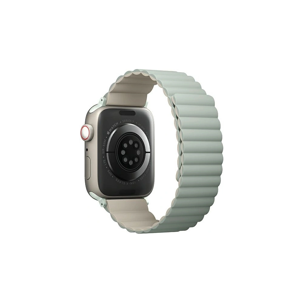 Hurtownia GSM - Pasek UNIQ Revix Apple Watch 4/5/6/7/8/SE/SE2/9/10 40/41/42mm Reverzibilní Magnetic zeleno-bežový/sage-beige - UNIQ738 - {ean13} - Hurt