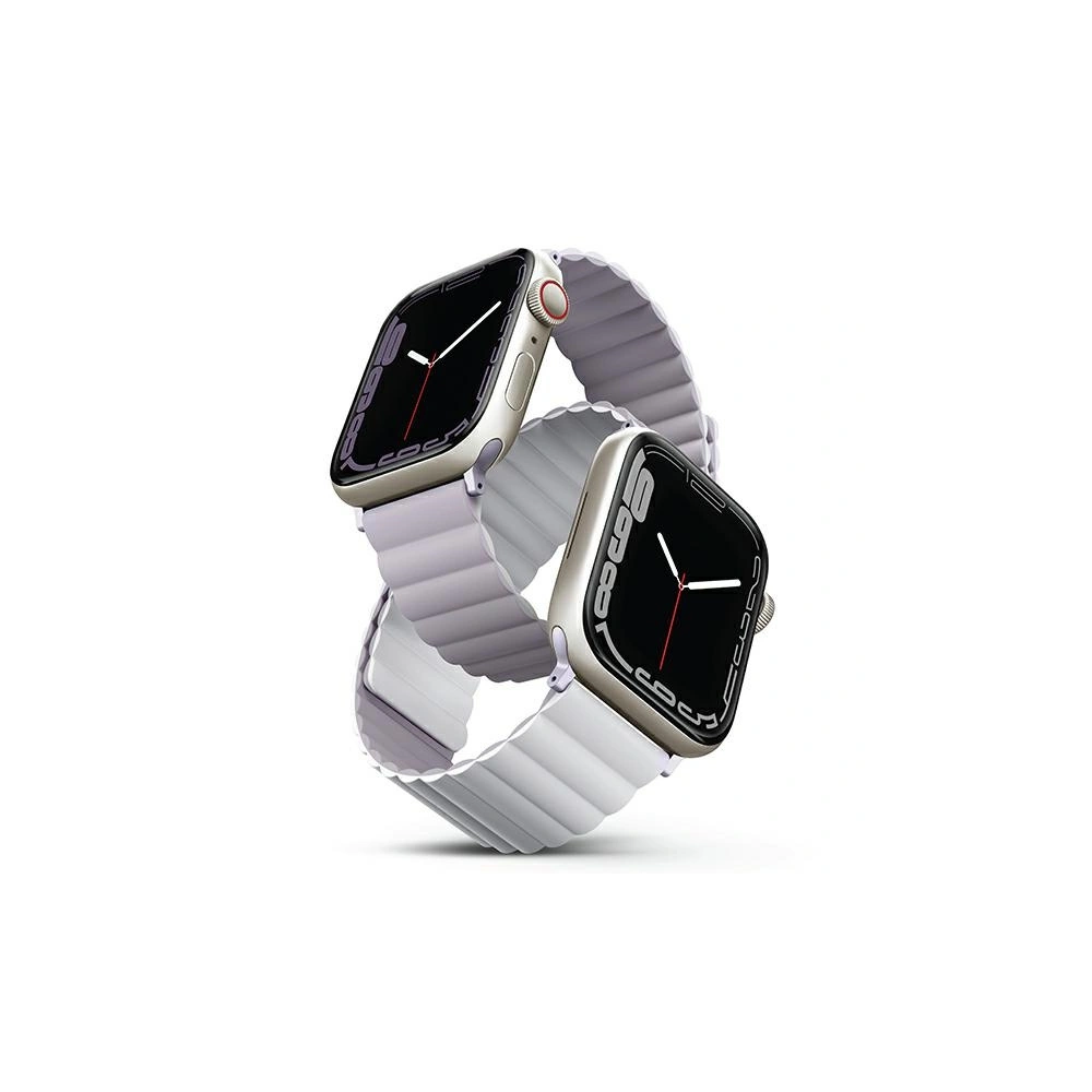 Wholesale UNIQ Revix strap for Apple Watch 4/5/6/7/SE/8/9/Ultra 44/45/49mm Reversible Magnetic lilac-white - UNIQ739 - {ean13} - Hurt
