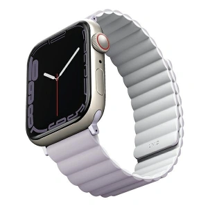 Hurtownia GSM - UNIQ Revix pánt Apple Watch 4/5/6/7/SE/8/9/Ultra 44/45/49mm Reversible Magnetic lila-fehér/lilac-white - UNIQ739 - {ean13} - Hurt