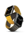 UNIQ Revix strap Apple Watch 4/5/6/7/SE/8/9/Ultra 44/45/49mm Reversible Magnetic mustard-khaki/mustard-khaki